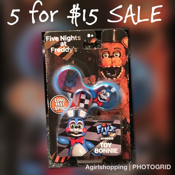 five nights at freddy's fidget spinners
